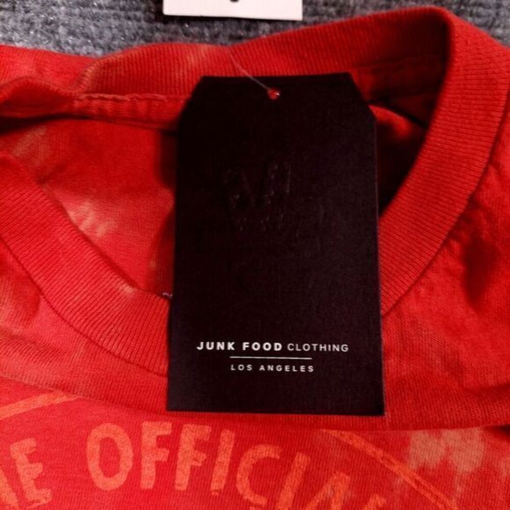 Coca Cola T-shirt Size Small Tie Red Dye Junk‎ Food Tag NWT - Picture 3 of 9